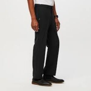 NWT FIGS Pro Classic Black Trousers Mens Size Small Short